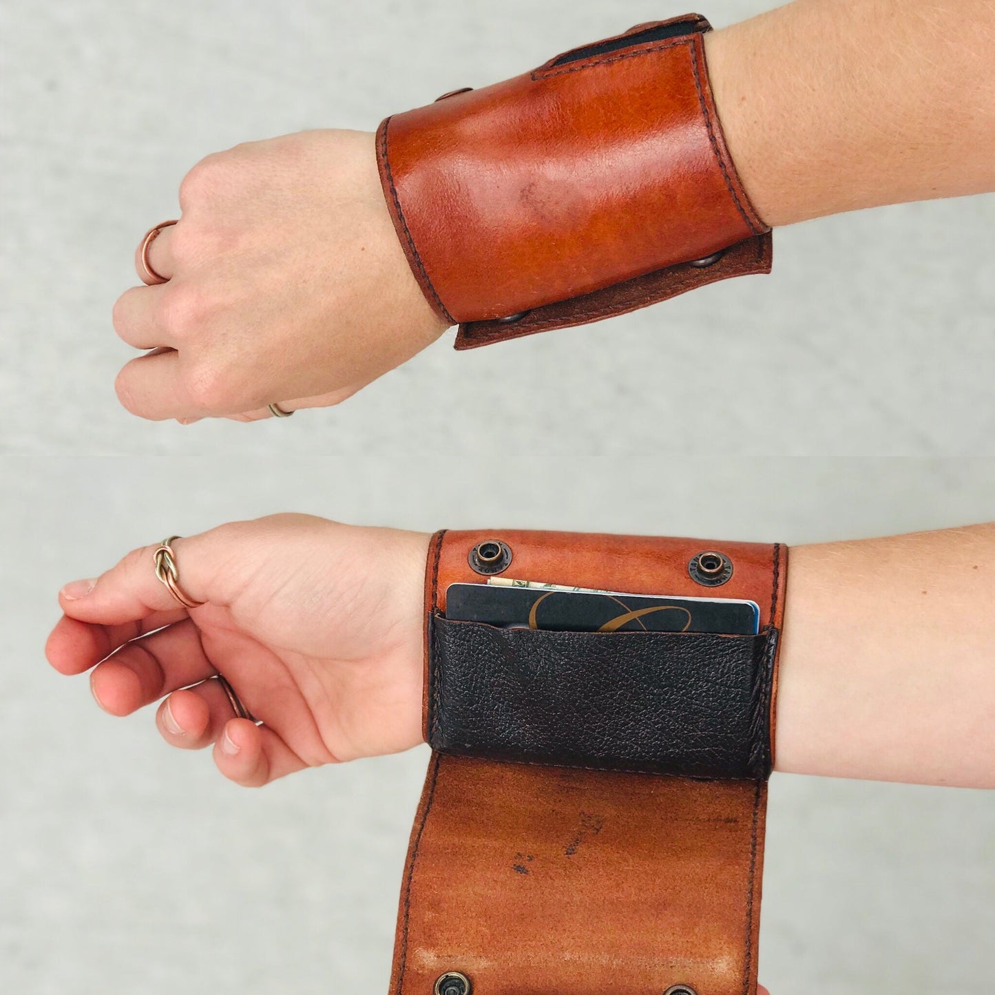 Lined | In Light Pink | The Wearable Wallet