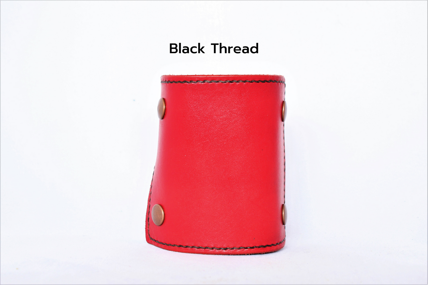 In Red | Silver Snaps | The Wearable Wallet