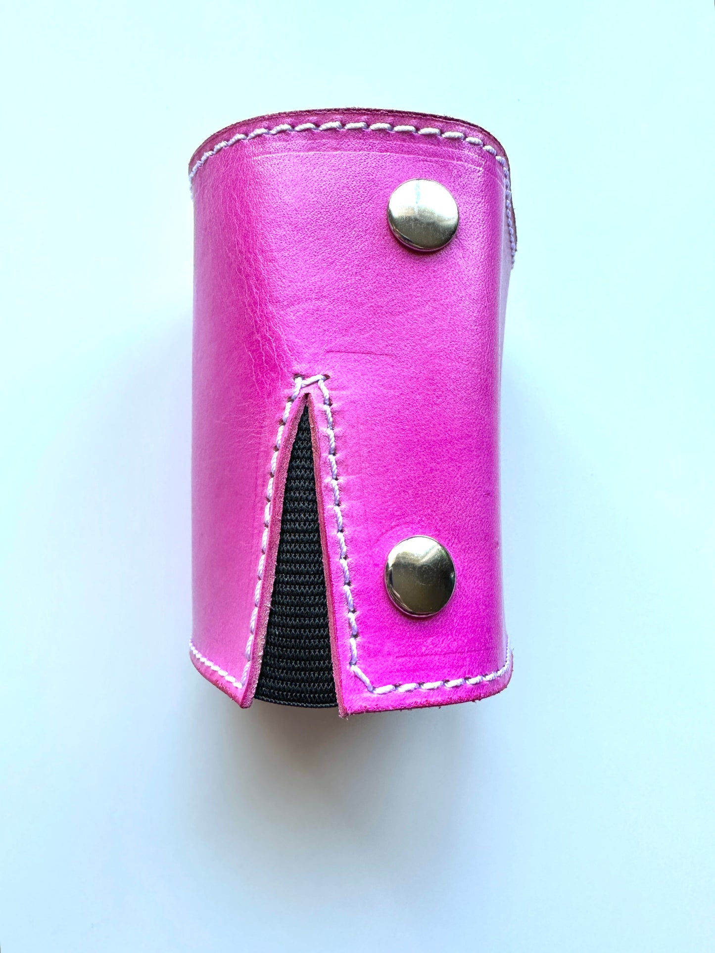 In Light Pink | Copper Snaps | The Wearable Wallet
