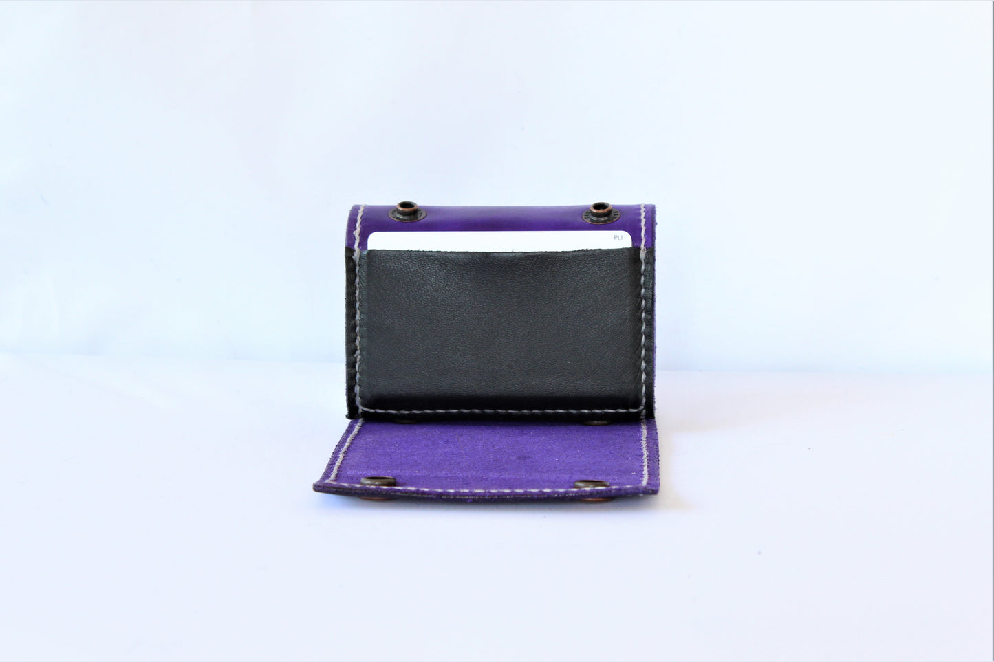 In Purple | Matte Black | The Wearable Wallet