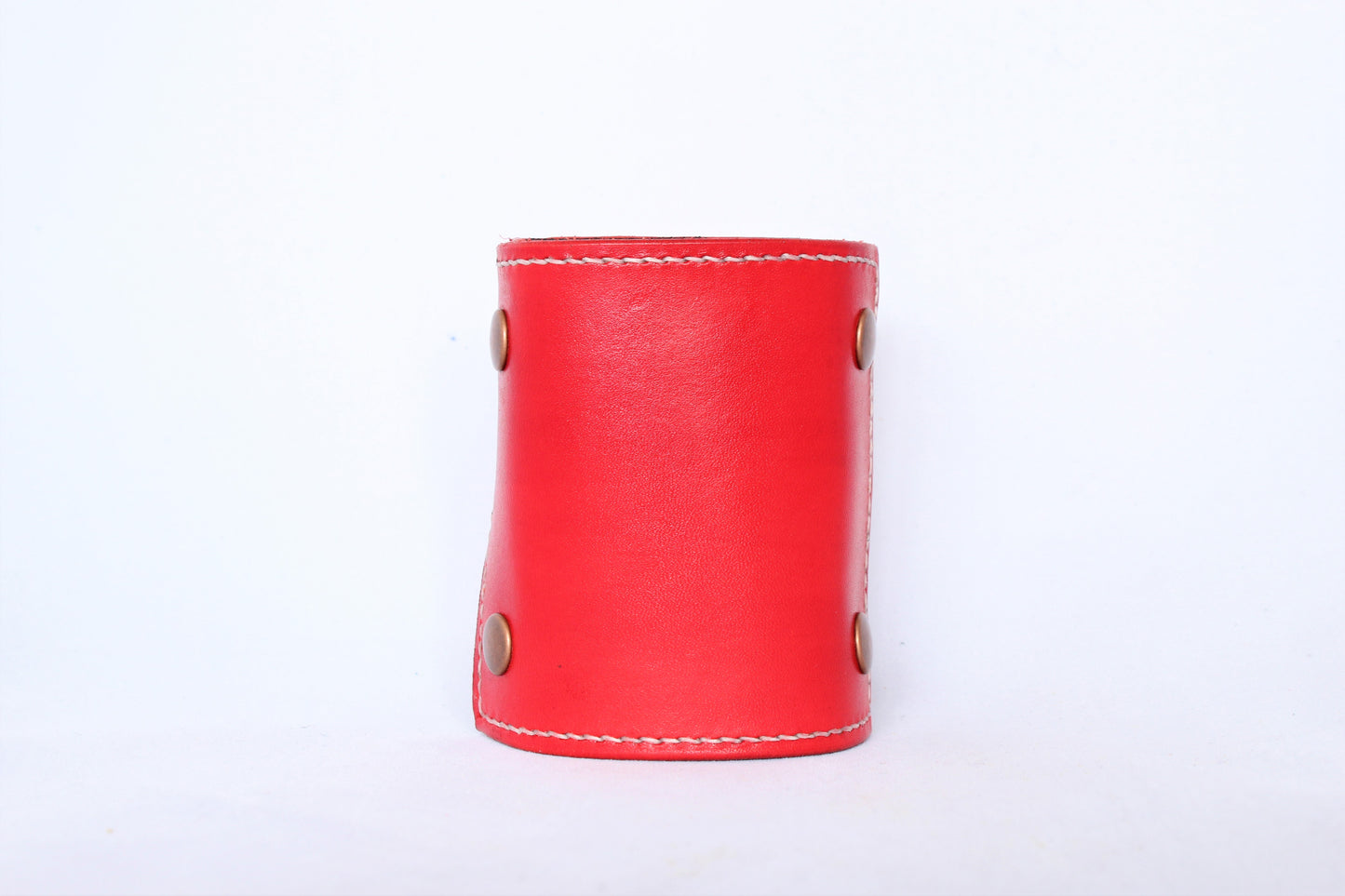 In Red | Silver Snaps | The Wearable Wallet