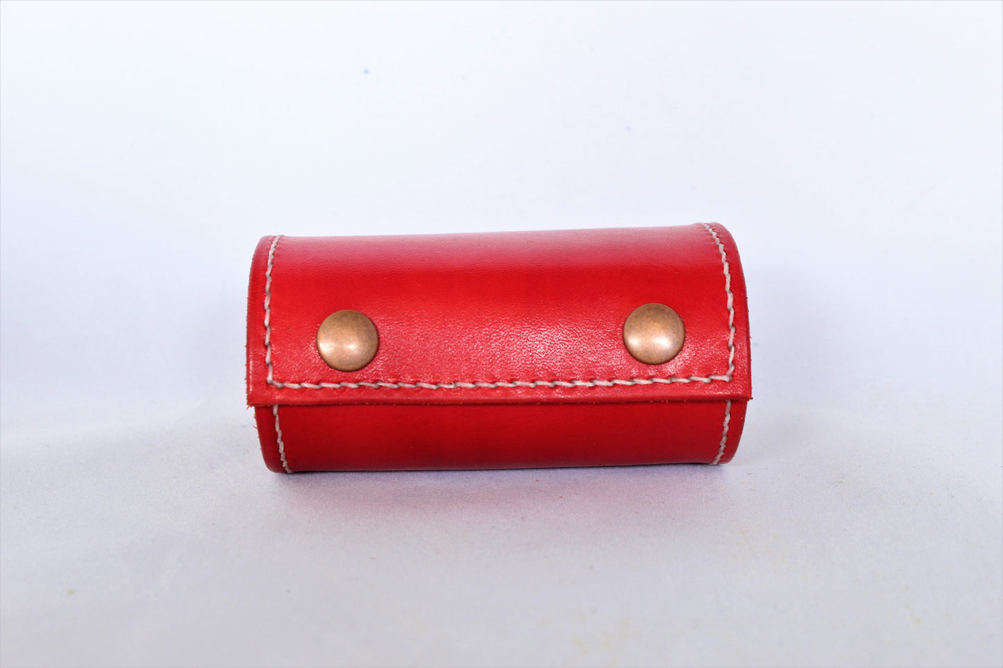 In Red | Silver Snaps | The Wearable Wallet