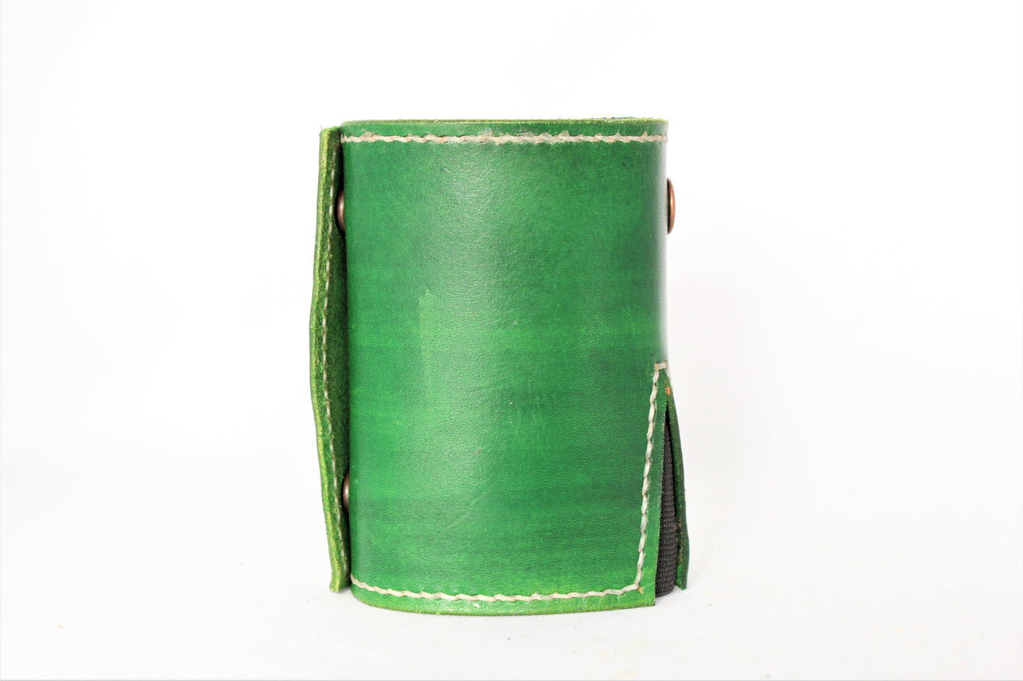 In Green | Silver Snaps | The Wearable Wallet