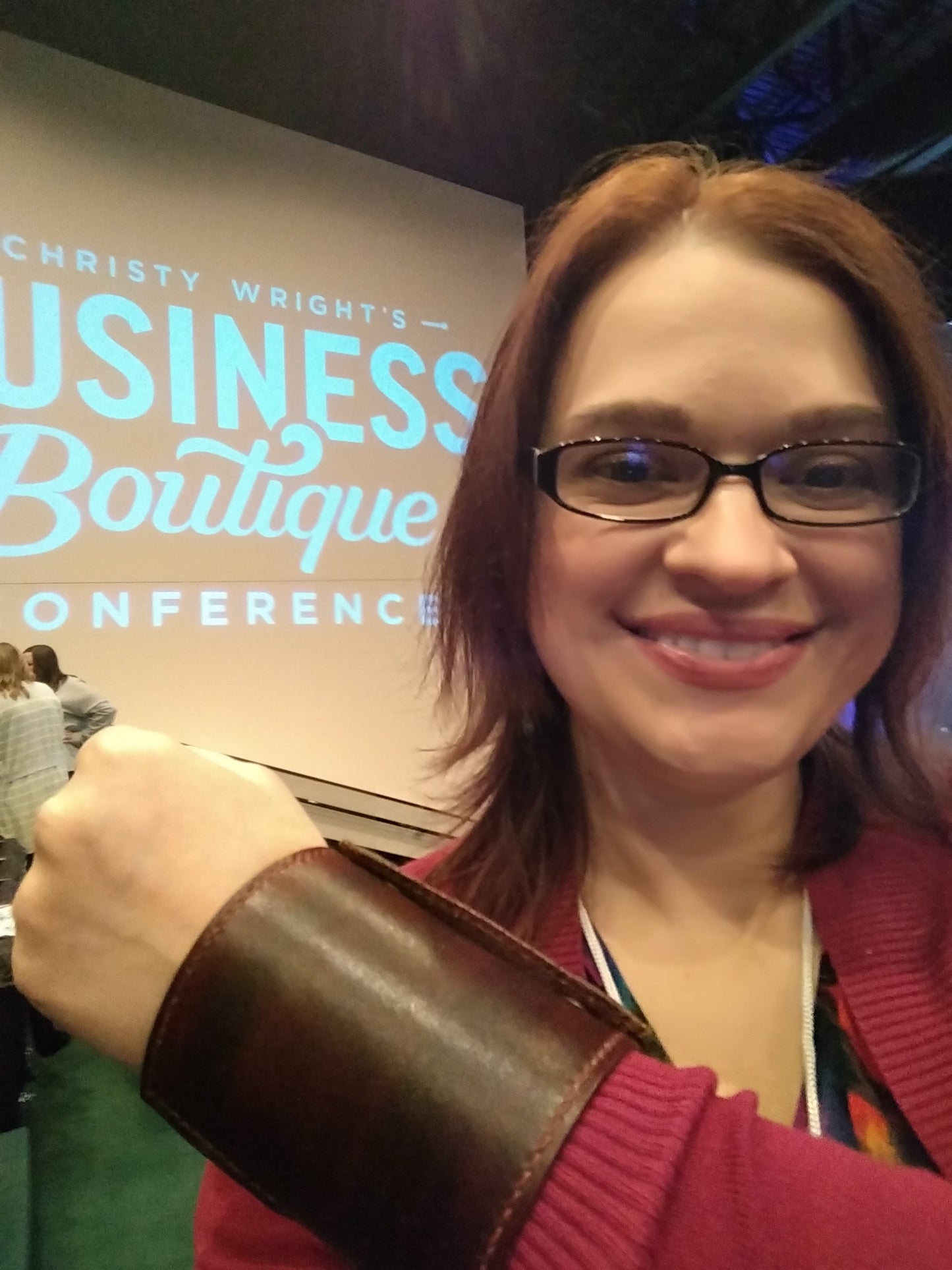 Lined | In Dark Brown | The Wearable Wallet