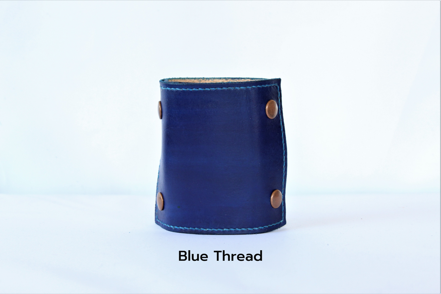 In Blue | Silver Snaps | The Wearable Wallet