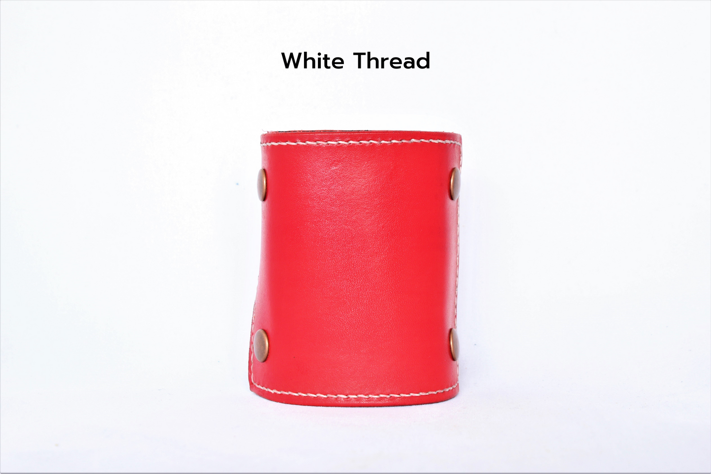 In Red | Silver Snaps | The Wearable Wallet