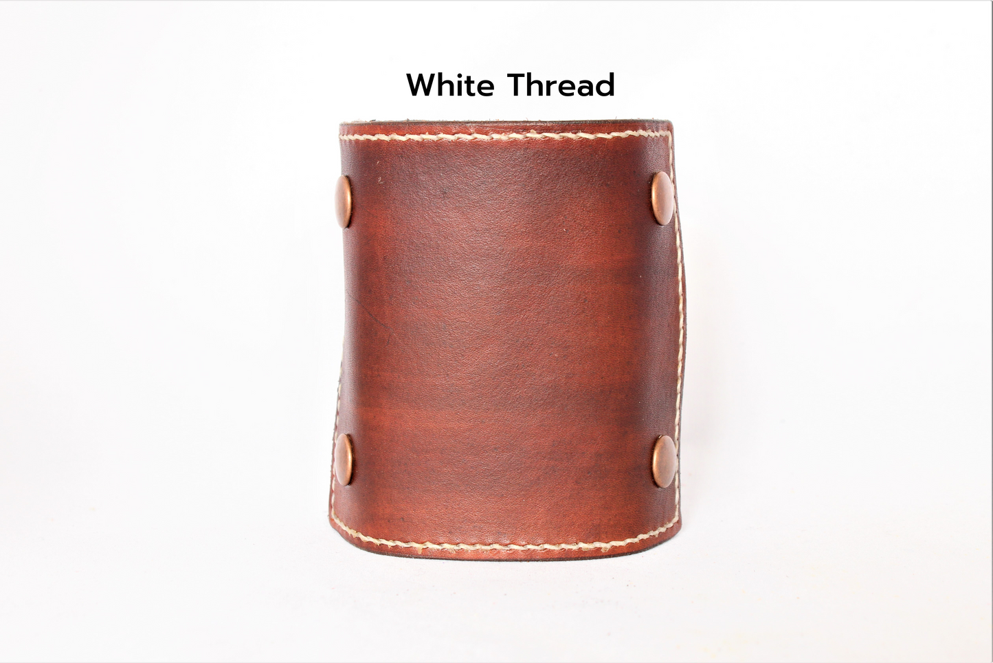 In Dark Brown | Matte Black Snaps | The Wearable Wallet