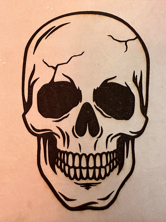 Engraved | Skull | The Wearable Wallet
