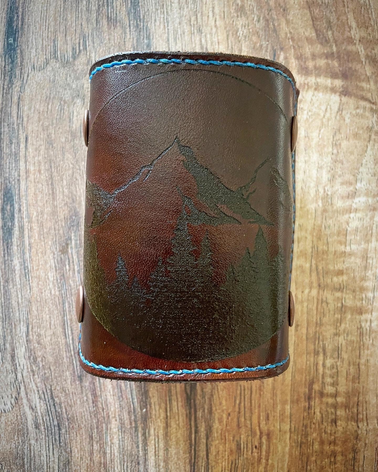 The Wearable Wallet | Engraved | Mountains