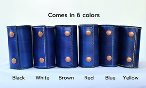 The Wearable Wallet | Lined | In Blue